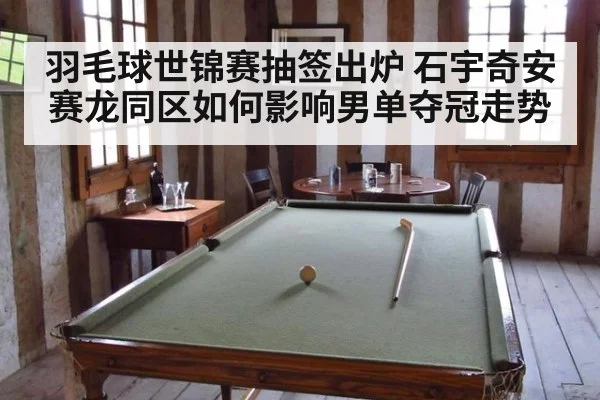 羽毛球世锦赛抽签出炉 石宇奇安赛龙同区如何影响男单夺冠走势
